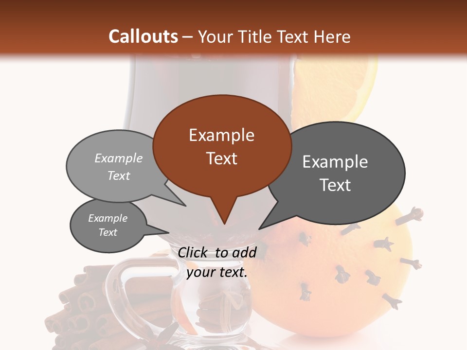 Shot Isolated Orange PowerPoint Template
