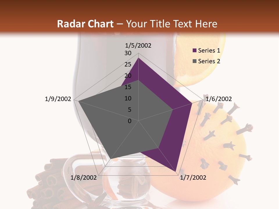 Shot Isolated Orange PowerPoint Template
