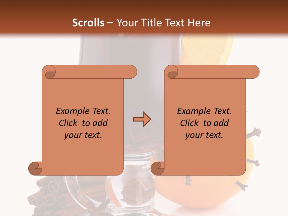 Shot Isolated Orange PowerPoint Template