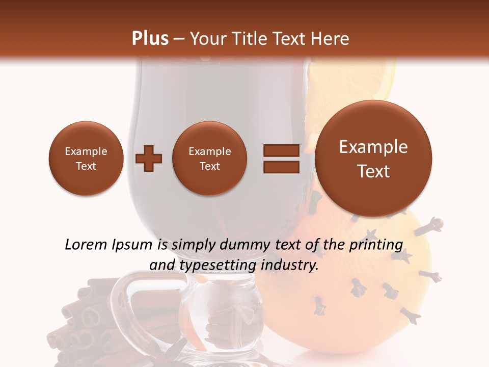 Shot Isolated Orange PowerPoint Template