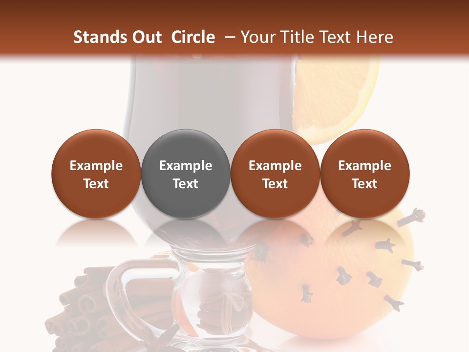 Shot Isolated Orange PowerPoint Template