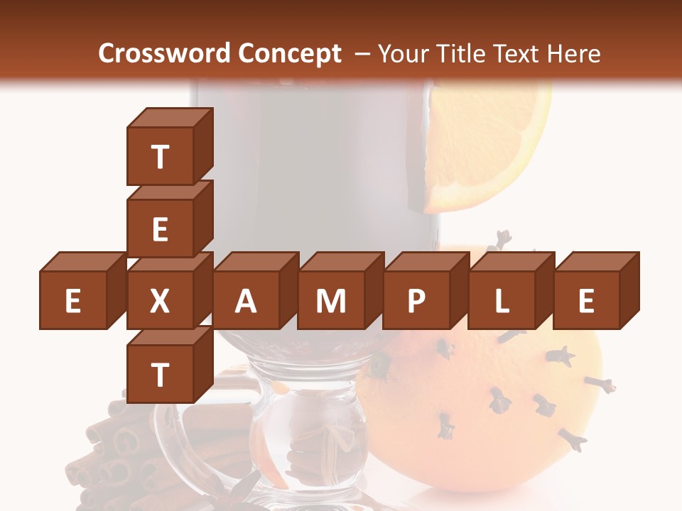 Shot Isolated Orange PowerPoint Template