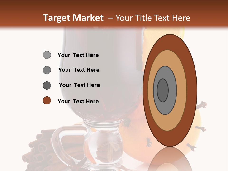 Shot Isolated Orange PowerPoint Template