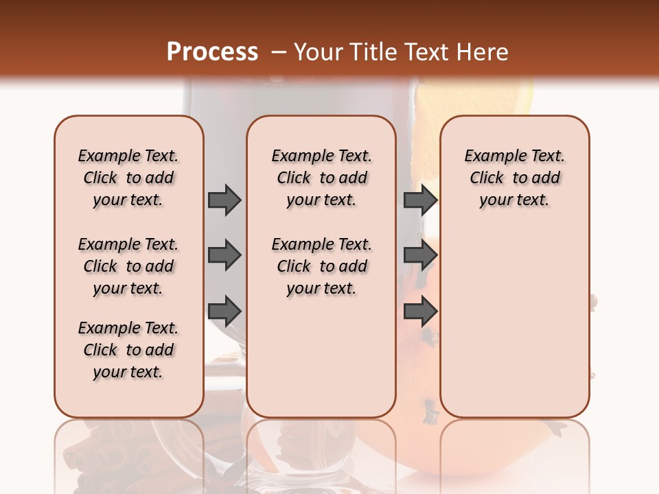 Shot Isolated Orange PowerPoint Template