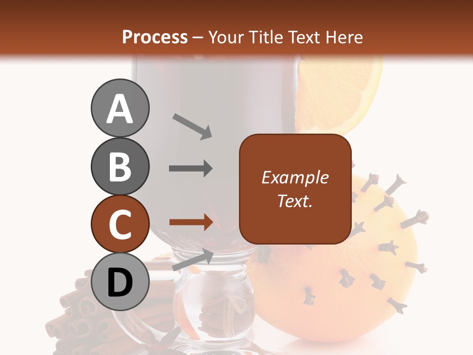 Shot Isolated Orange PowerPoint Template