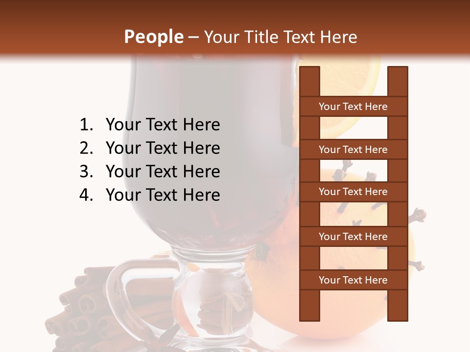 Shot Isolated Orange PowerPoint Template