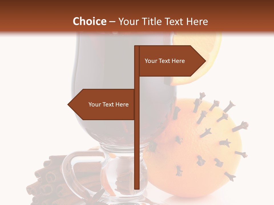 Shot Isolated Orange PowerPoint Template