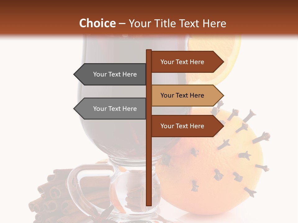 Shot Isolated Orange PowerPoint Template