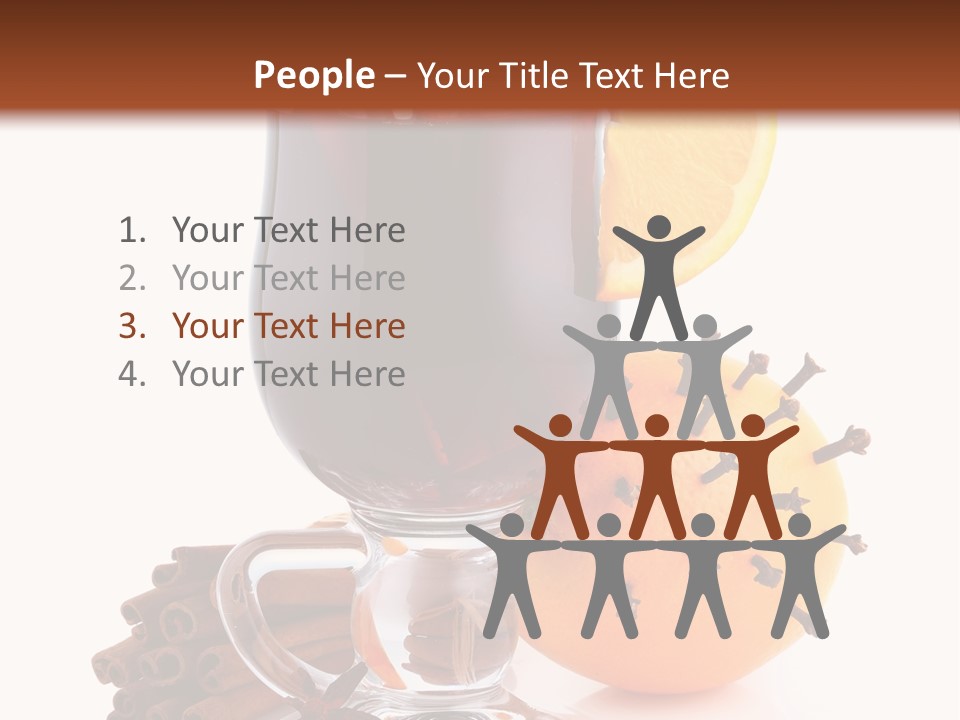 Shot Isolated Orange PowerPoint Template