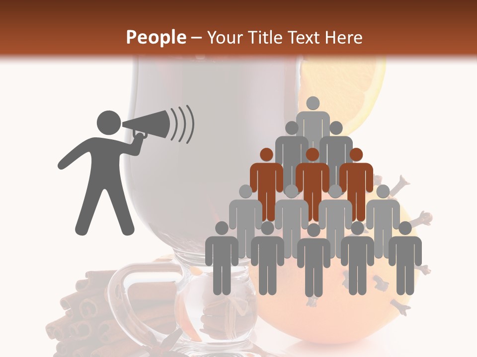 Shot Isolated Orange PowerPoint Template