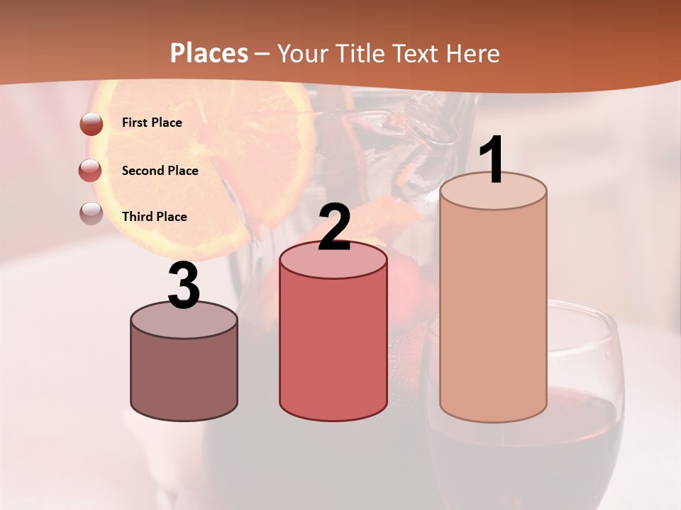 Defocused Closeup Cube PowerPoint Template