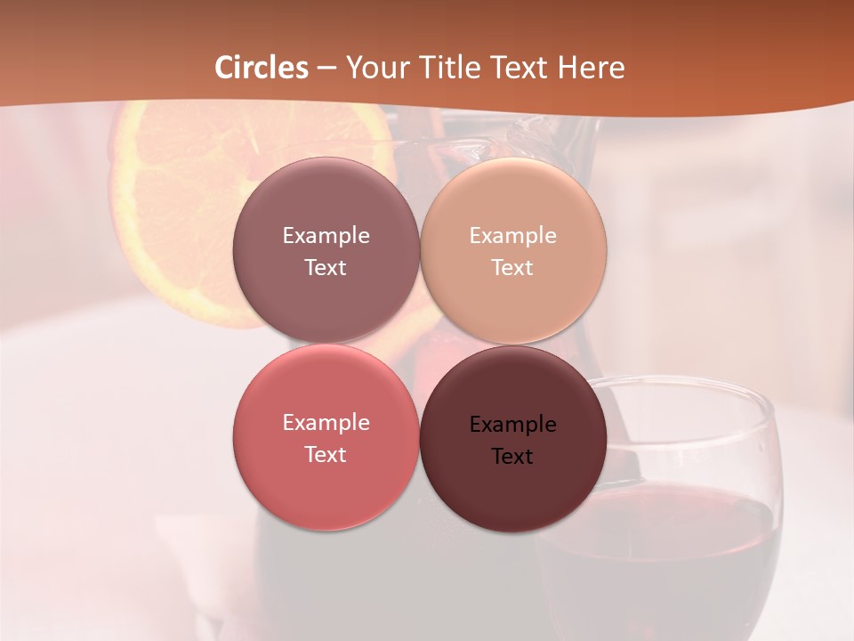 Defocused Closeup Cube PowerPoint Template