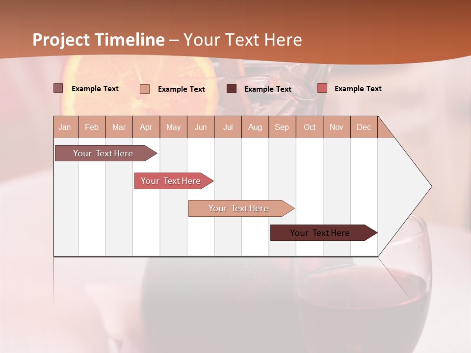 Defocused Closeup Cube PowerPoint Template