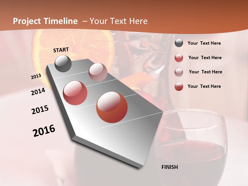 Defocused Closeup Cube PowerPoint Template