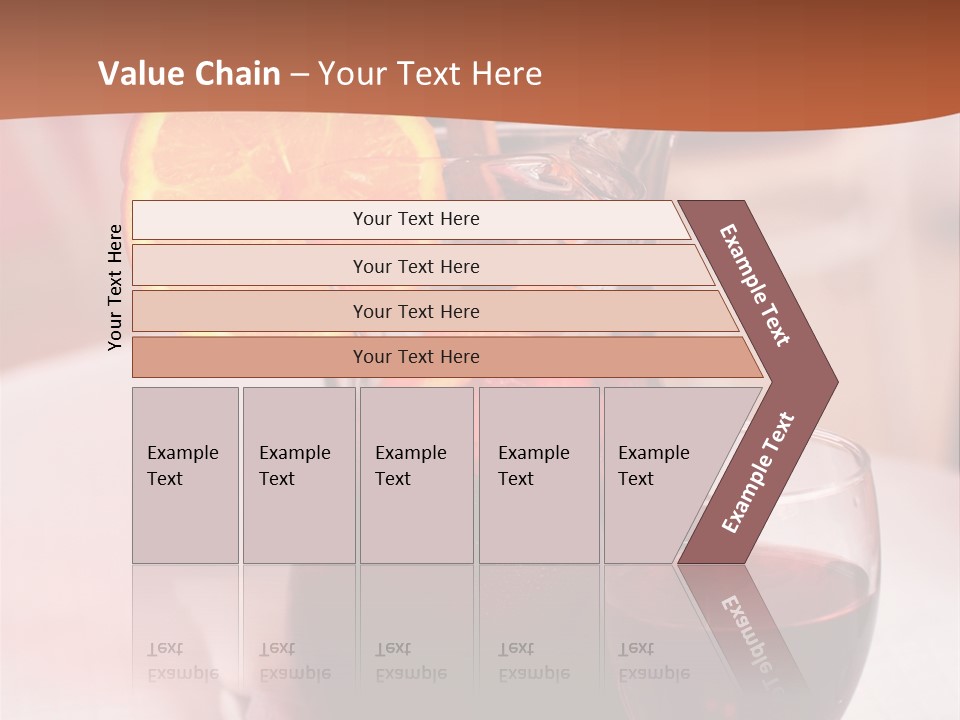 Defocused Closeup Cube PowerPoint Template