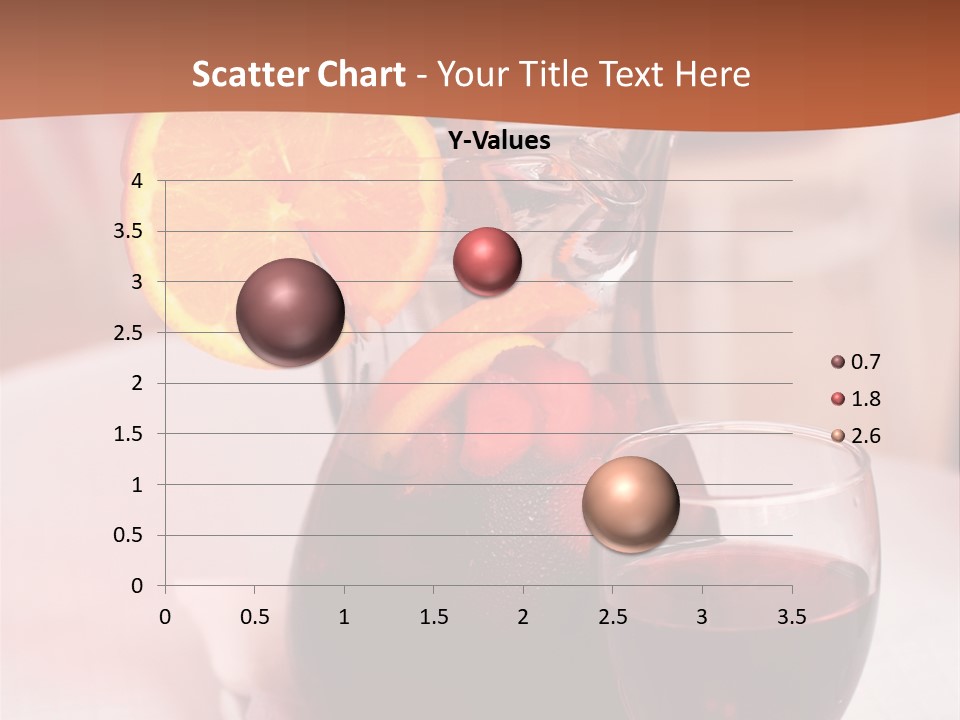 Defocused Closeup Cube PowerPoint Template
