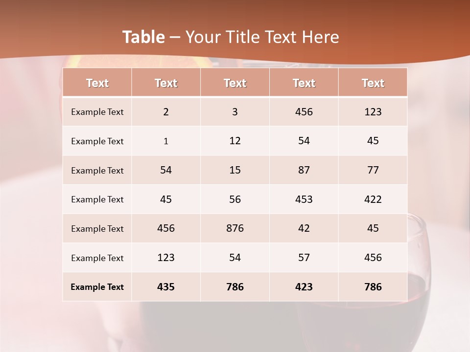 Defocused Closeup Cube PowerPoint Template