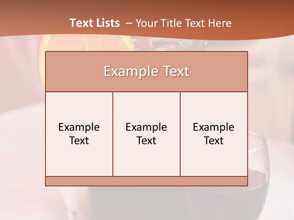 Defocused Closeup Cube PowerPoint Template