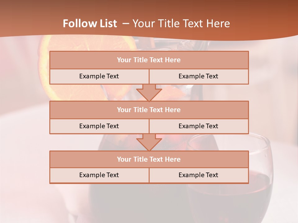 Defocused Closeup Cube PowerPoint Template