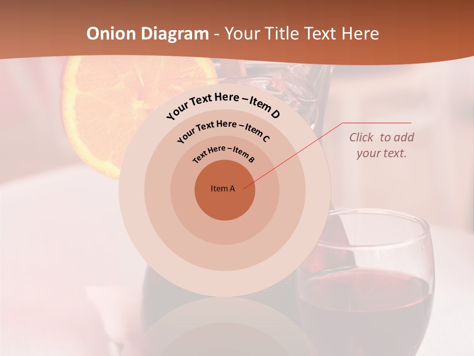 Defocused Closeup Cube PowerPoint Template
