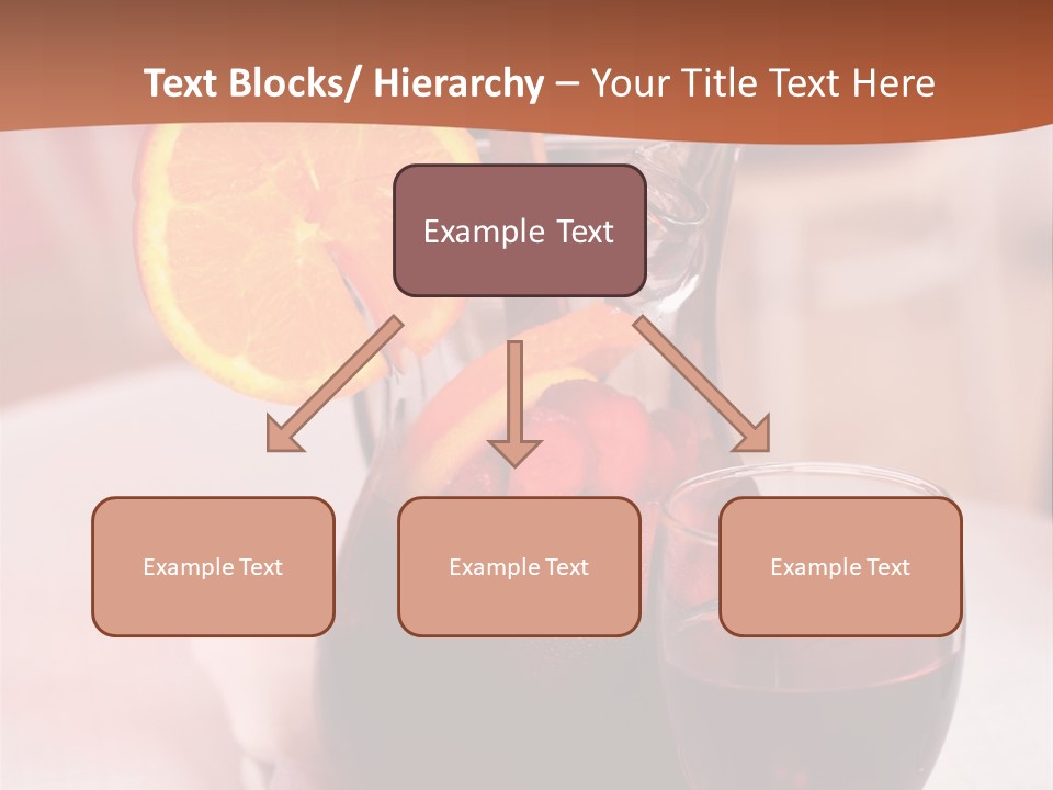 Defocused Closeup Cube PowerPoint Template