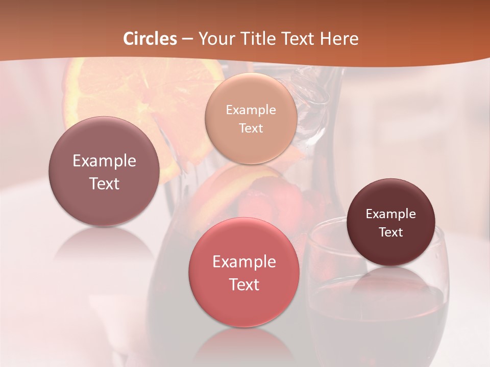 Defocused Closeup Cube PowerPoint Template