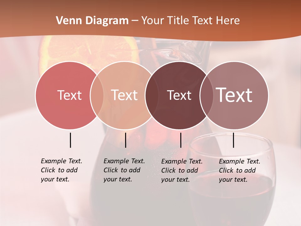 Defocused Closeup Cube PowerPoint Template