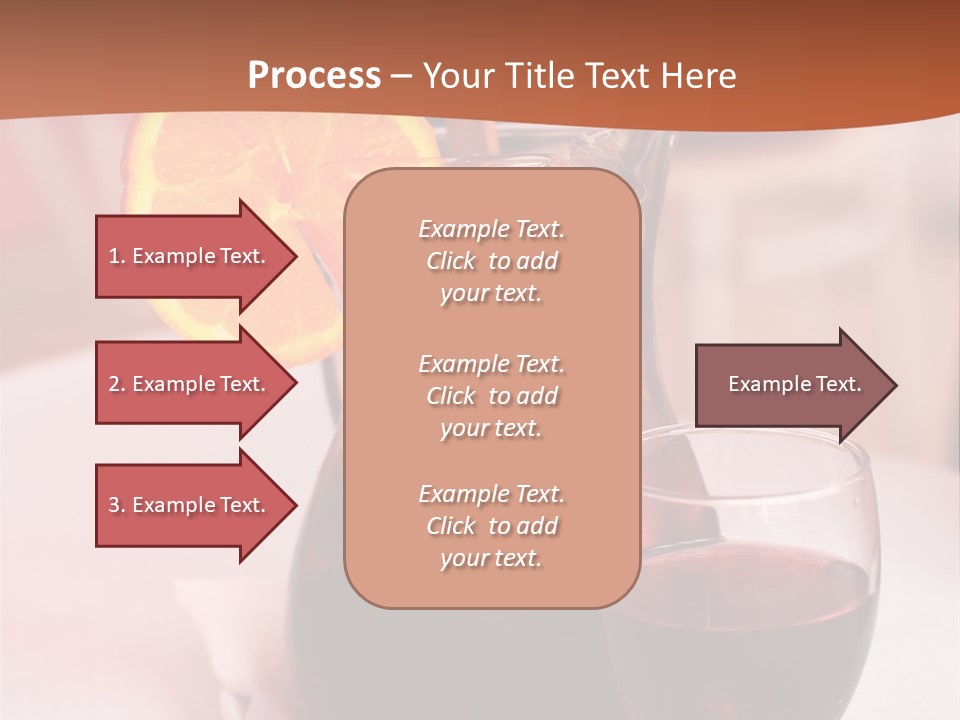 Defocused Closeup Cube PowerPoint Template