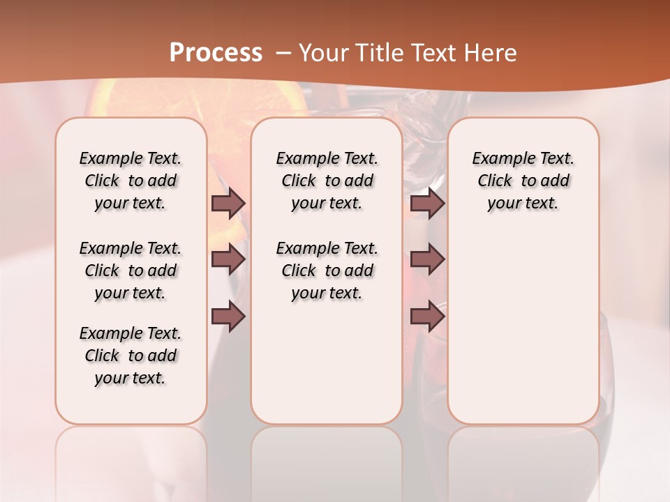 Defocused Closeup Cube PowerPoint Template