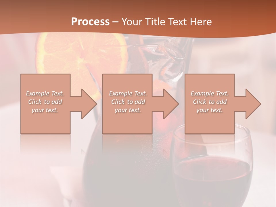 Defocused Closeup Cube PowerPoint Template