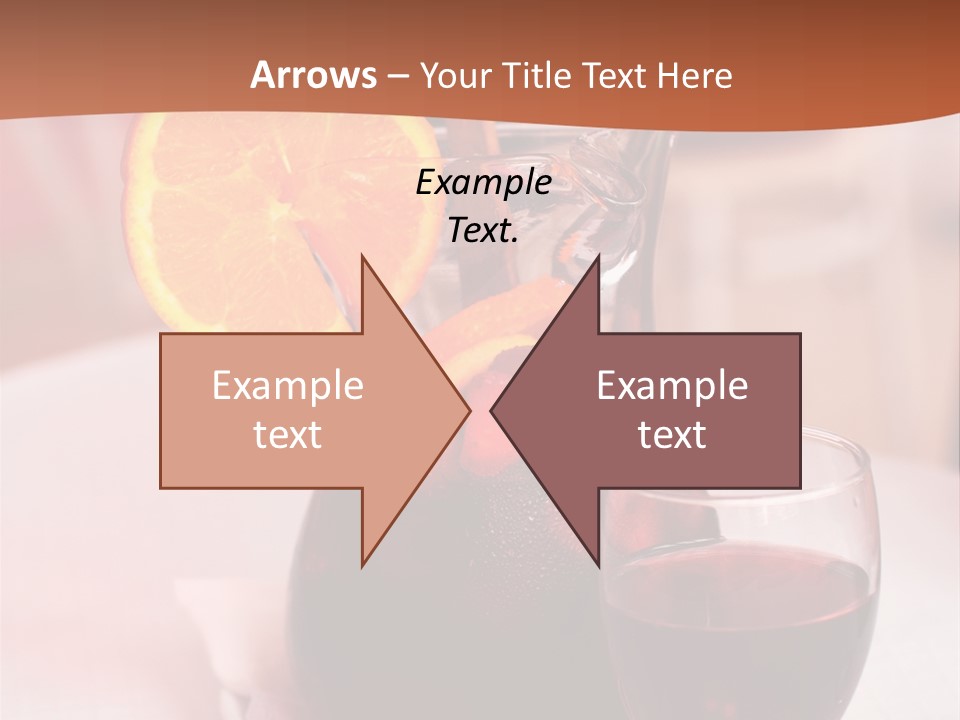 Defocused Closeup Cube PowerPoint Template