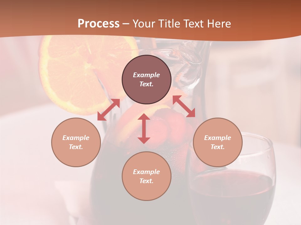Defocused Closeup Cube PowerPoint Template