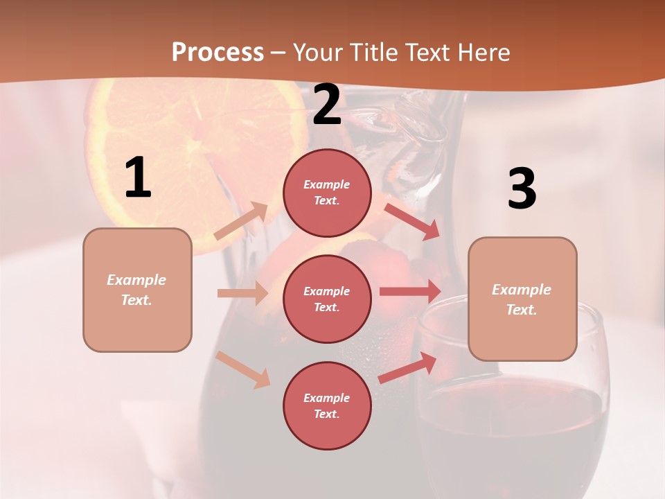 Defocused Closeup Cube PowerPoint Template