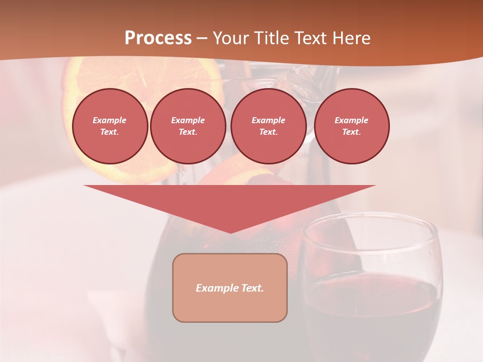 Defocused Closeup Cube PowerPoint Template