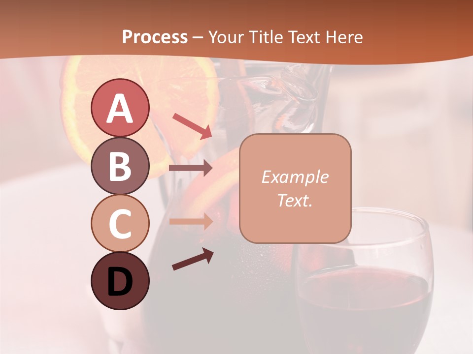 Defocused Closeup Cube PowerPoint Template