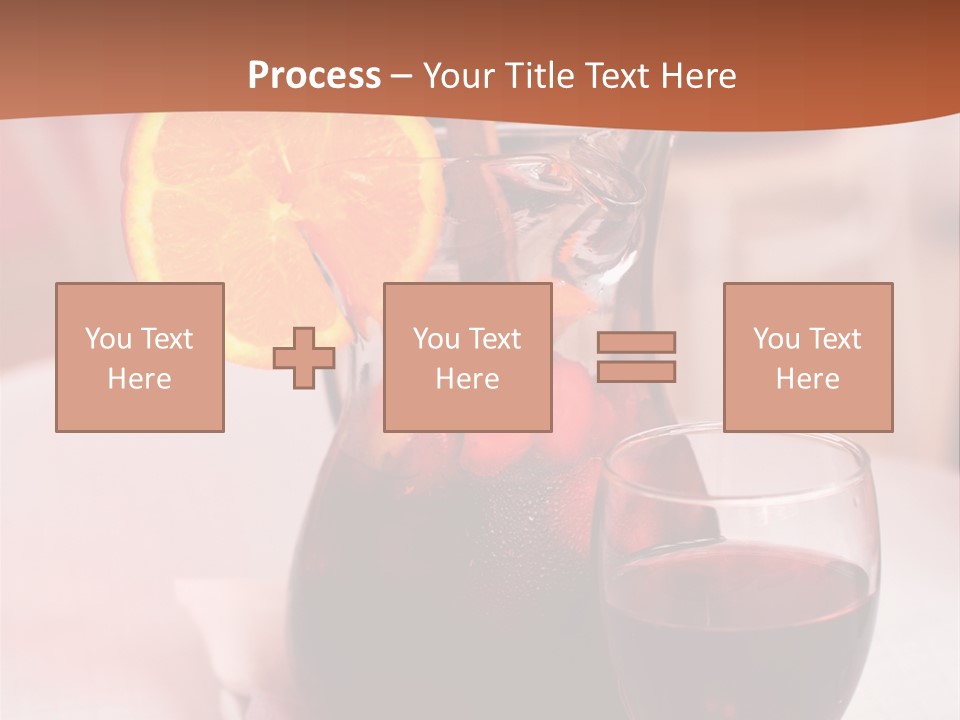 Defocused Closeup Cube PowerPoint Template