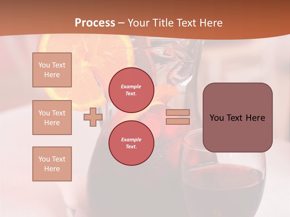 Defocused Closeup Cube PowerPoint Template
