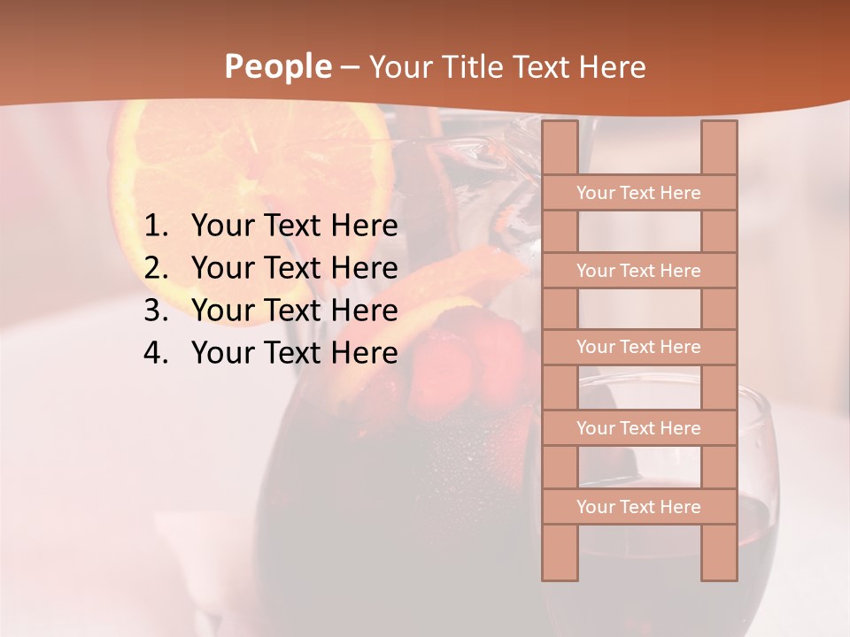 Defocused Closeup Cube PowerPoint Template