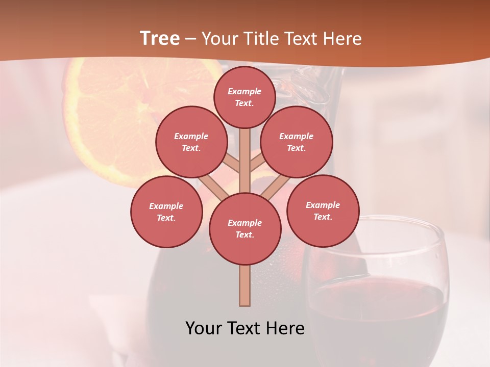 Defocused Closeup Cube PowerPoint Template