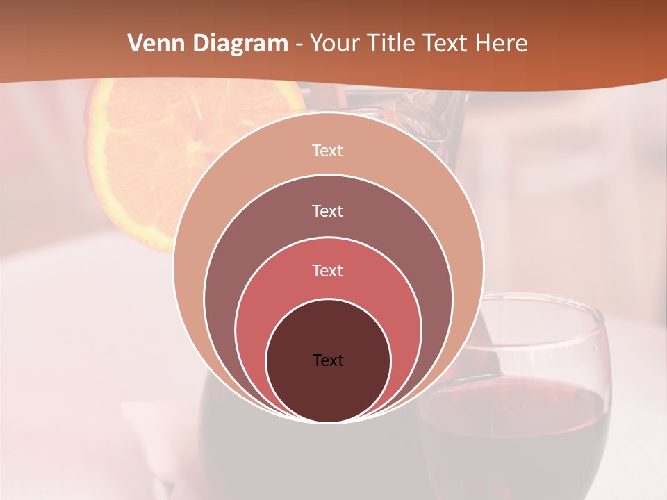 Defocused Closeup Cube PowerPoint Template