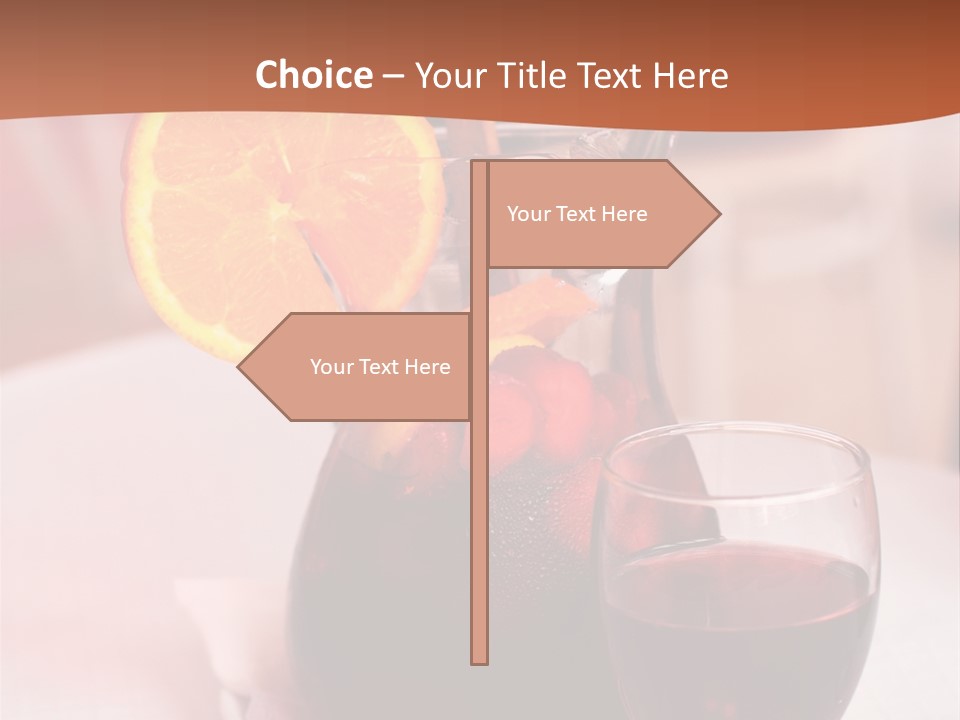 Defocused Closeup Cube PowerPoint Template