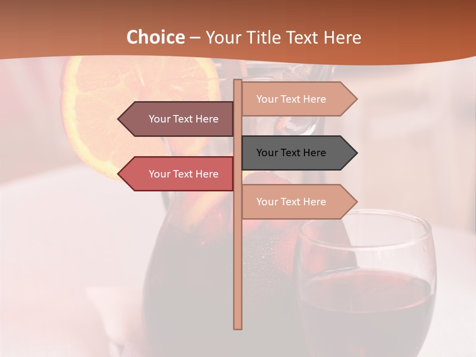 Defocused Closeup Cube PowerPoint Template