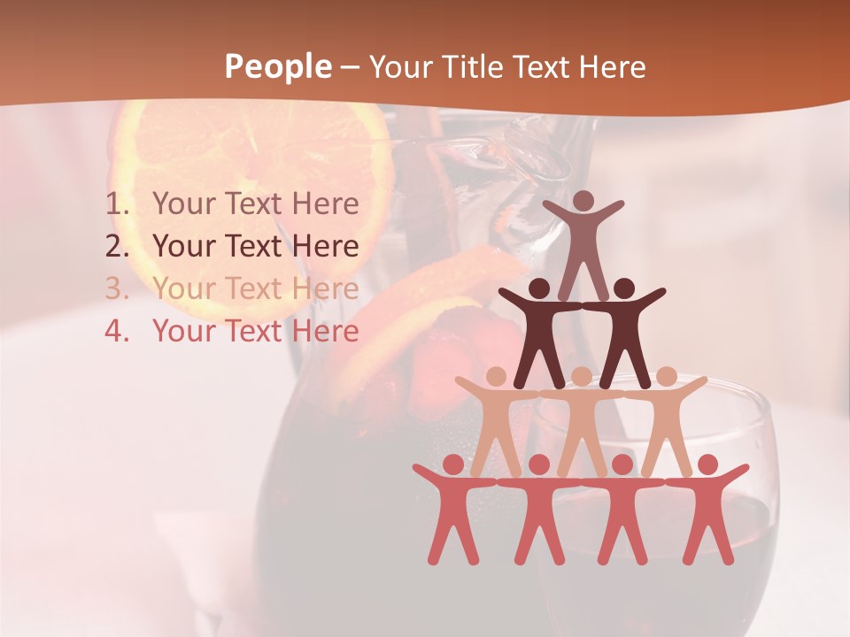 Defocused Closeup Cube PowerPoint Template