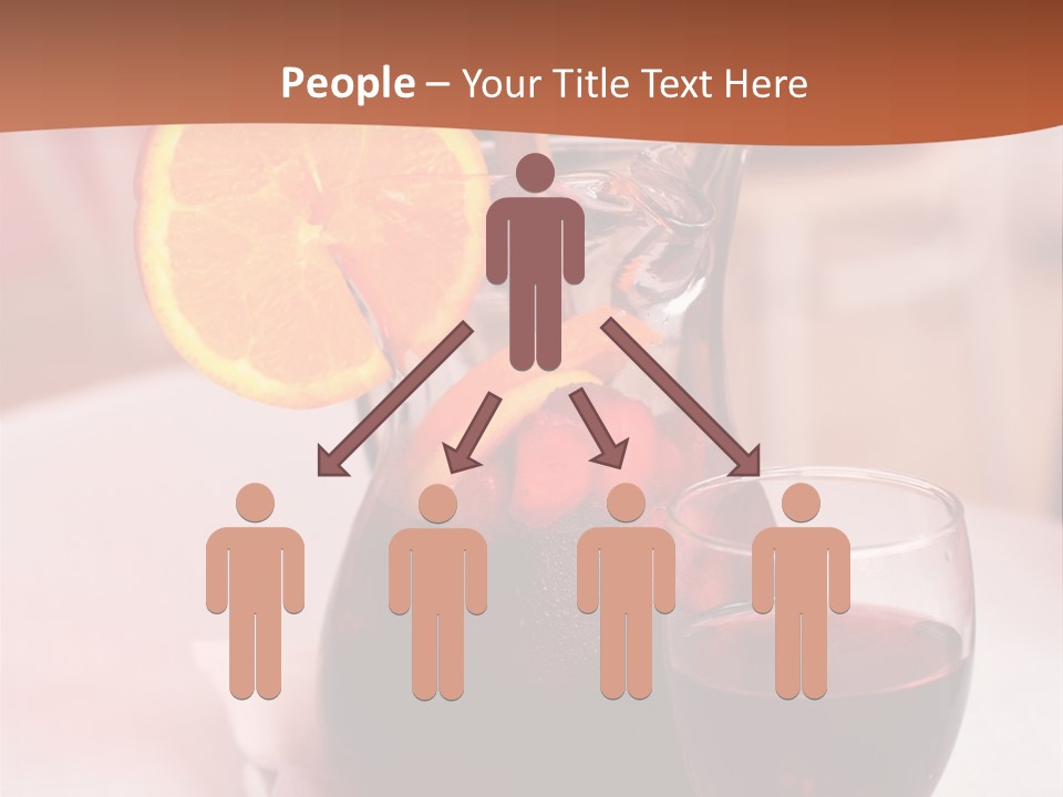 Defocused Closeup Cube PowerPoint Template