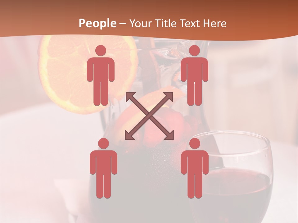 Defocused Closeup Cube PowerPoint Template