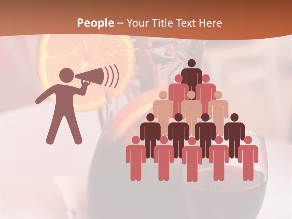 Defocused Closeup Cube PowerPoint Template