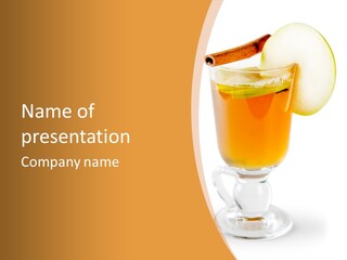 Hot Apple Spice PowerPoint Template