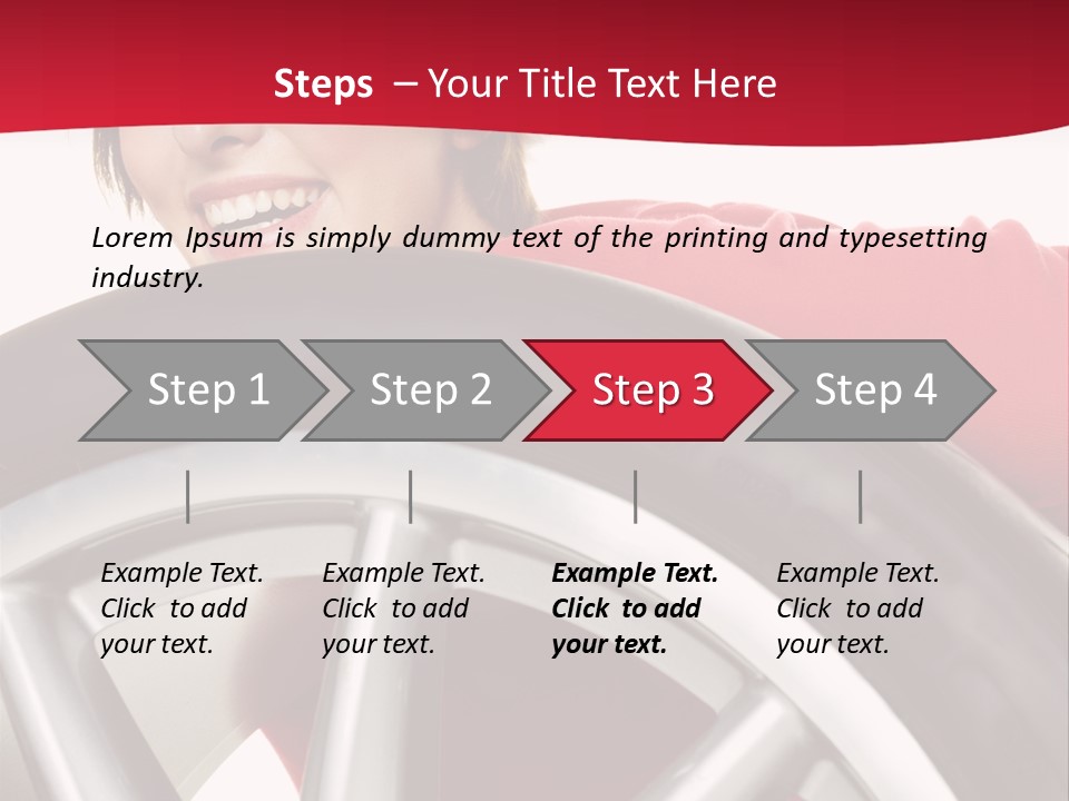 Erwartung Pkw Felgen PowerPoint Template