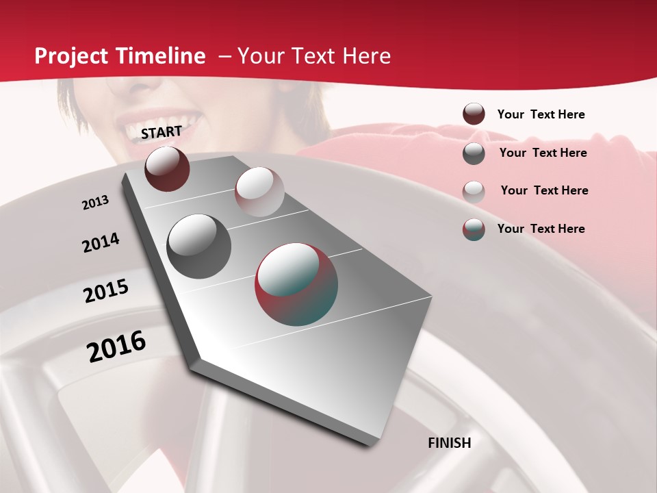 Erwartung Pkw Felgen PowerPoint Template