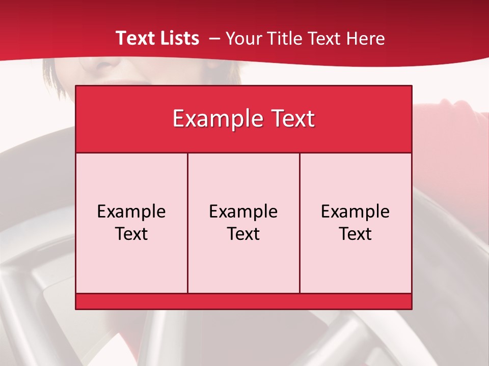 Erwartung Pkw Felgen PowerPoint Template